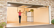 Load image into Gallery viewer, 8'W x 7'H Lifestyle Screens® Garage Screen Door, with Upgraded 17x20 White PVC Coated Polyester Screen Fabric *** NO Center Passage Door ***