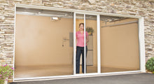 Load image into Gallery viewer, 8'W x 8'H Lifestyle Screens® Garage Screen Door, with Upgraded Black 17x20 PVC-coated Polyester Screen Fabric *** NO Center Passage Door ***