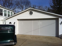 Load image into Gallery viewer, 9'W x 7'H Lifestyle Screens® Garage Screen Door, with Upgraded 17x20 White PVC Coated Polyester Screen Fabric *** NO Center Passage Door ***