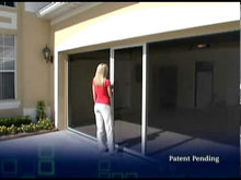 Load and play video in Gallery viewer, 12&#39;W x 10&#39;H Lifestyle Screens® Garage Screen Door, with Upgraded 17x20 White PVC Coated Polyester Screen Fabric ***NO Center Passage Door***
